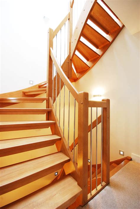Timber Staircase West London Project View Professional Pictures