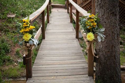 Diy Easy Way To Decorate A Bridge Rustic Bridge Park Weddings