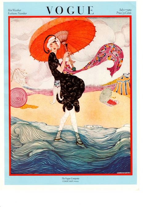 Vintage Vogue Poster 1919 Fashion Art Print 8 X 10 Pmvlp Etsy