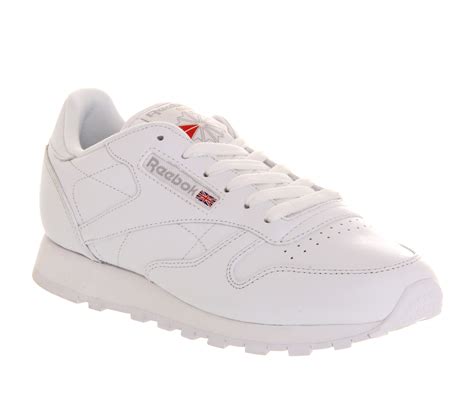Reebok Classic Leather Trainers W In White Lyst