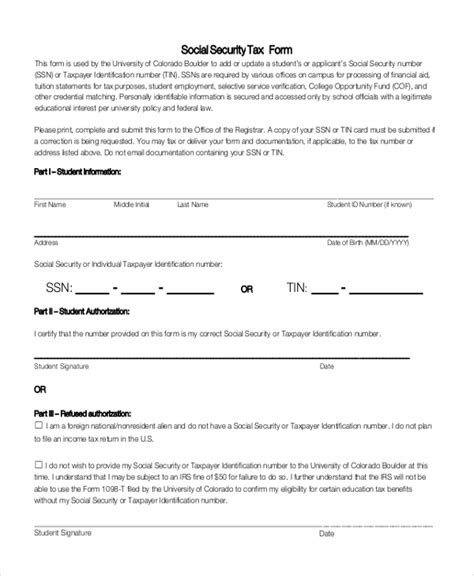 Check spelling or type a new query. FREE 16+ Sample Social Security Forms in PDF | MS Word