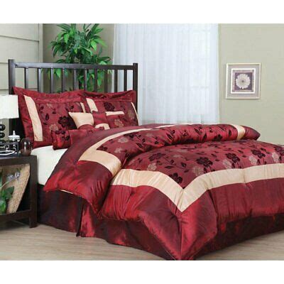 1,515 king silk comforter products are offered for sale by suppliers on alibaba.com, of which quilt accounts for 11%, bedding set accounts for 6%, and comforter accounts for 2%. Full Queen Cal King Bed Merlot Red Gold Flock Floral Faux ...