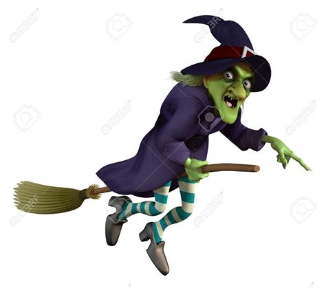 Witch On A Broom Images Free Download On Clipartmag