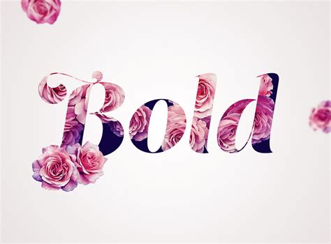 How To Create A Bold Floral Text Effect Quickly In Adobe Photoshop
