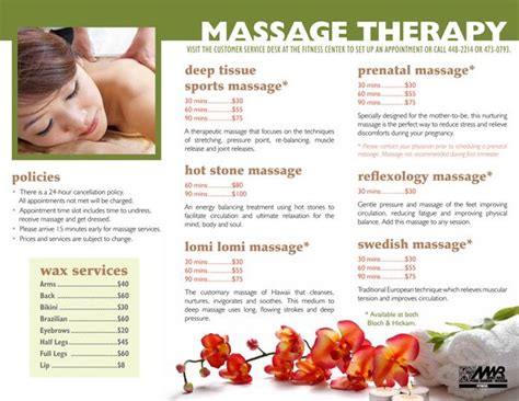 Massage Therapy Brochures Massage Brochure On Behance Massage Therapy Business Massage