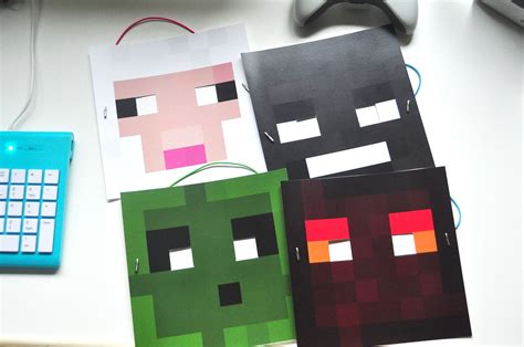 Diy Minecraft Masks Sheep Wither Boss Slime And Magma Cube Now In My