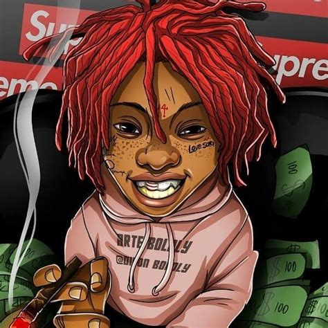 Pin By Vincent On Ayy Trippie Redd Rapper Art Anime Rapper