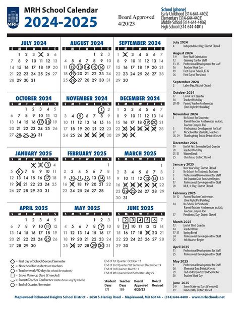 District Calendars District Calendars 2023 2024 2024 2025