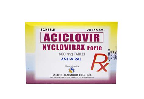 Aciclovir 800mg Xyclovirax Tablets Online At Best Price In Philippines