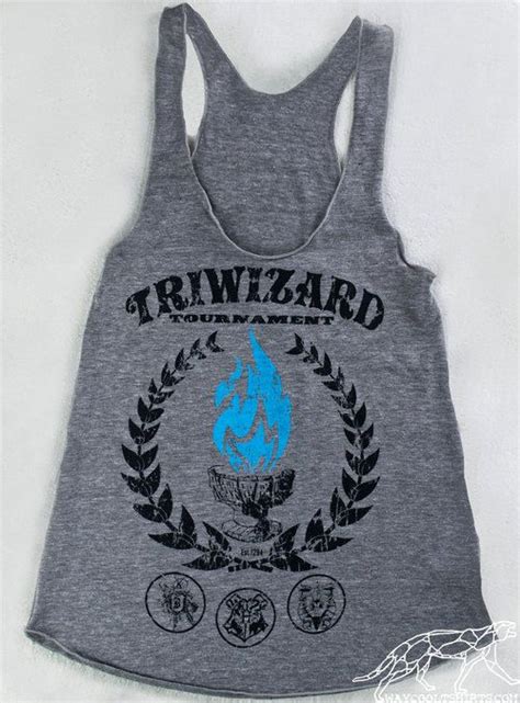 Harry Potter Triwizard Tournament Racerback Tank Top By Waycooltshirts