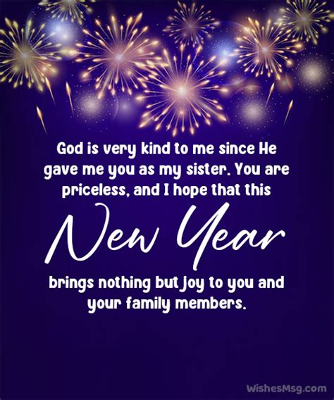 Happy New Year Wishes For Sister 2023 Wishesmsg Wishes For Sister