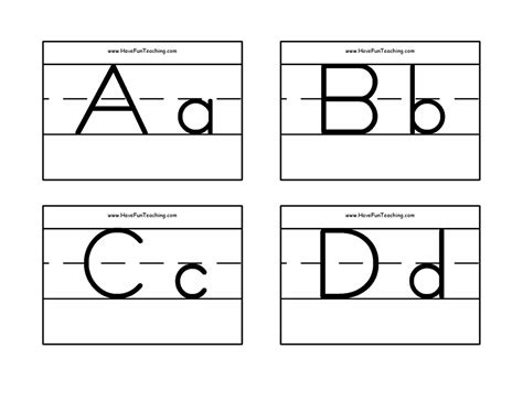 Lowercase Alphabet Flashcards Printable Letter