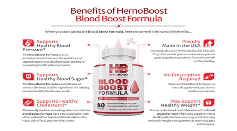 Hemoboost Blood Boost Formula Pills Balance Blood Level