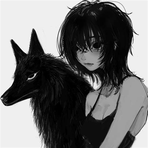 ɴᴀʀᴜᴇ On Twitter 🌫️ Emo Anime Girl Wolf Girl Big Art Gothic Anime Animated Icons Dark