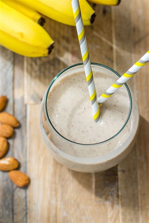 Maybe you would like to learn more about one of these? Wholesome Banana Almond Milk Smoothie - Nourish and Fete