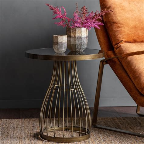 Southgate Bronze Side Table | Side Tables | Bronze Side Tables