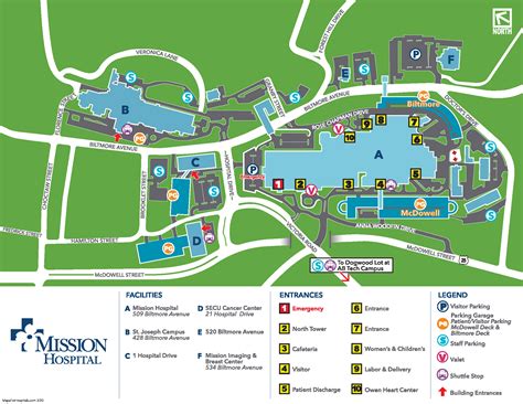 Parking And Campus Map Mission Mission Health