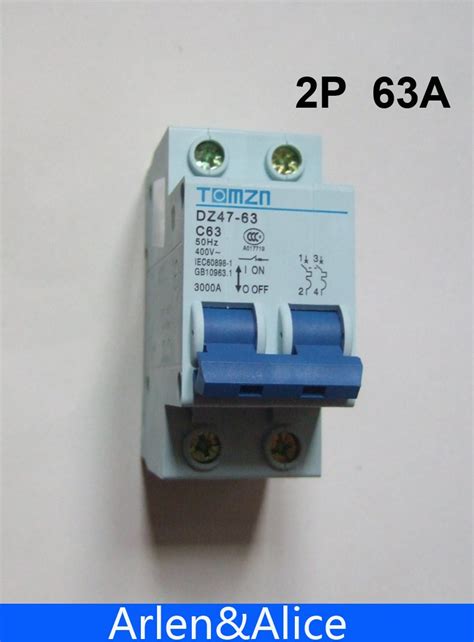 2p 16a 400v 50hz60hz Circuit Breaker Ac Mcb Safety Breaker C Type