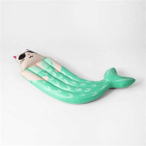 Sun Squad Purrmaid Pool Float Target Sun Squad Mermaid Cat Pool Float