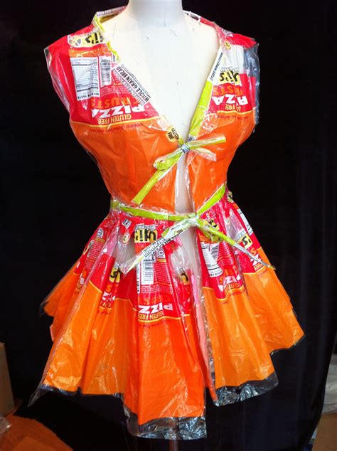 Recycled Wrapper Dress Eco Dresses Fashion Dresses