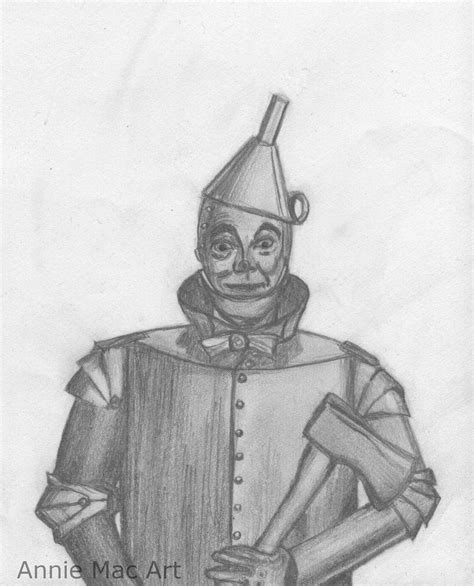 My Tin Man Drawing Wizard Of Oz Dorothy My Drawings
