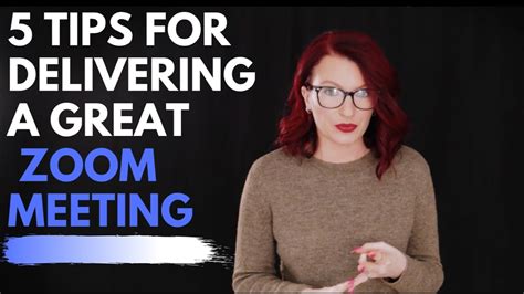 5 Tips For Hosting A Great Zoom Meeting Youtube