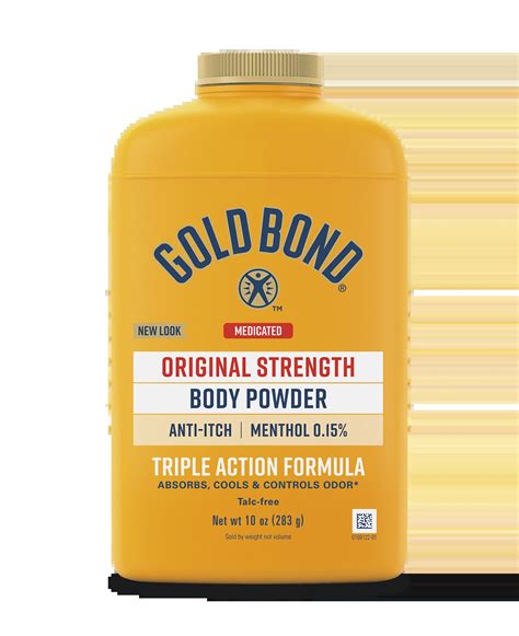 Original Strength Medicated Body Powder Gold Bond
