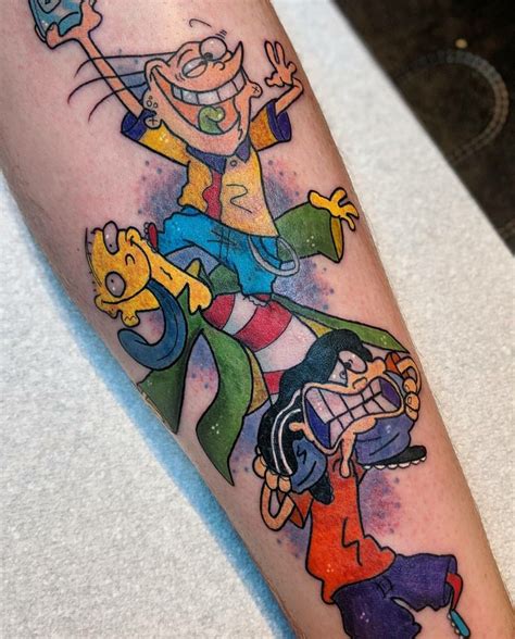Tattoos Of 90s Cartoons That Are Just As Awesome As They Are Nostalgic