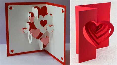 Valentine Pop Up Cards The Printing Museum