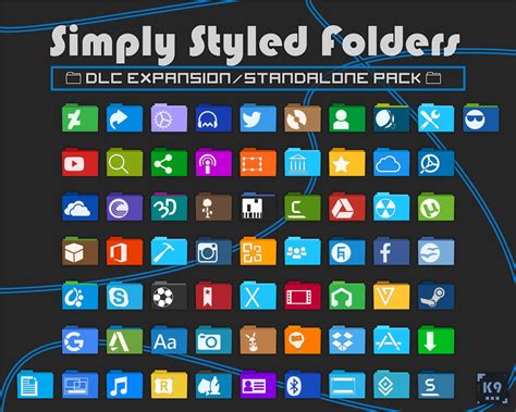 Simply Styled Folders Expansion Pack 65 Icons By Dakirby309 On