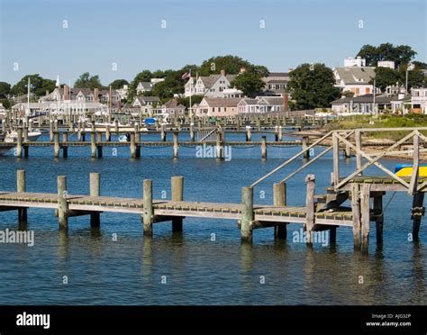 The Pier And Harbour At Edgartown Marthas Vineyard Massachusetts New
