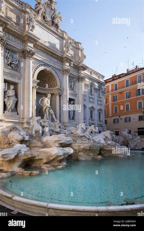 Trevi Fountain Rome Italy Europe Stock Photo Alamy