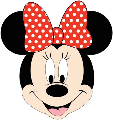 Baby Minnie Mouse Head Clipart Minnie Mouse Face Clipart Png
