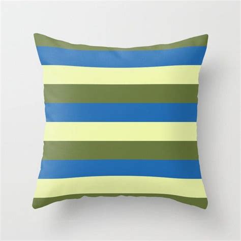 Throw Pillow Cover 18x18 Decorative Throw Pillow Cover Green Blue