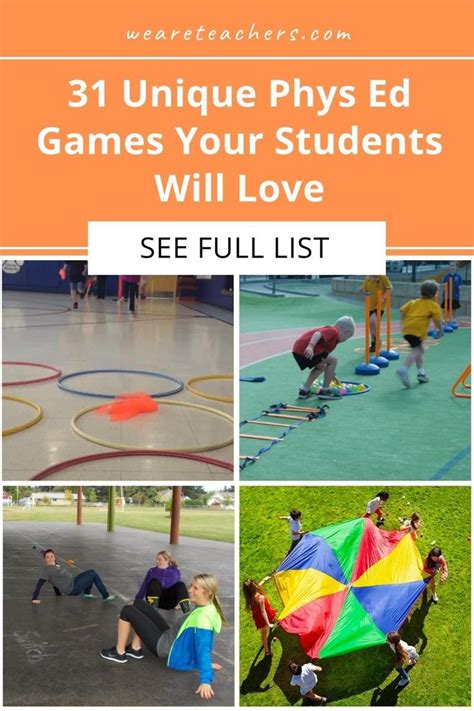 46 Unique Phys Ed Games Your Students Will Love Pe Games Elementary