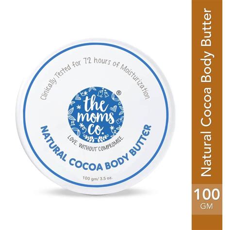 Buy Natural Cocoa Body Butter 100ml Online At Best Price The Moms Co