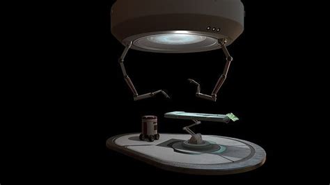 Sci Fi Operation Table 3d Model Cgtrader