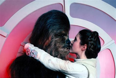 Wookiee Kiss Chewbacca Ewok Star Wars Cast Vader Star Wars Mark