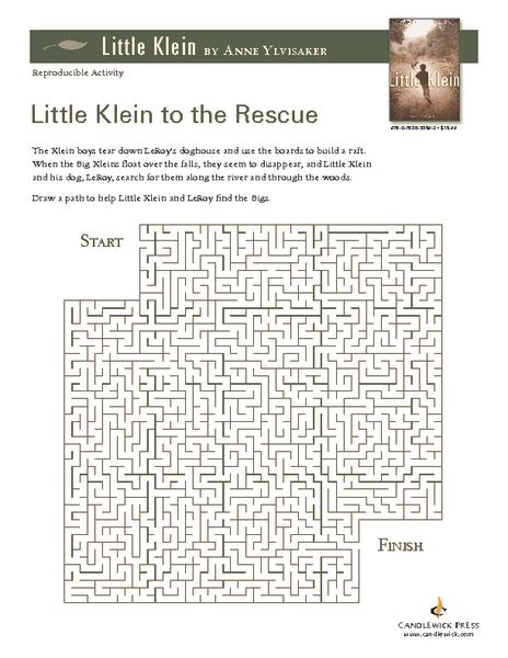 Little Klein to the Rescue Lesson Plan for 3rd - 4th Grade | Lesson Planet