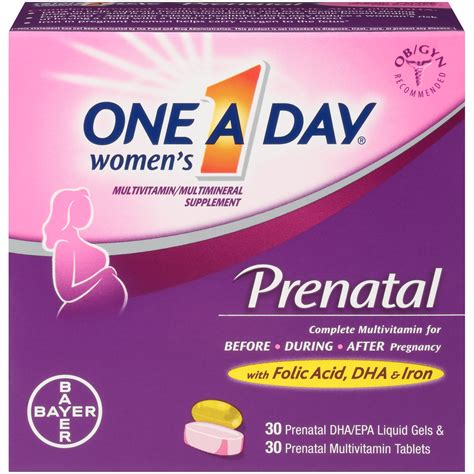 One A Day Women's Prenatal Multivitamin Two Pill Formula, Supplement