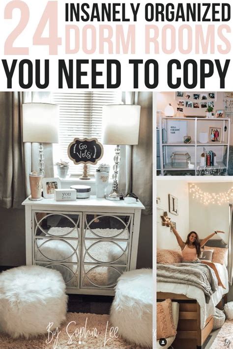 24 Photos Of Insanely Beautiful And Organized Dorm Rooms By Sophia Lee In 2022 Dorm Room