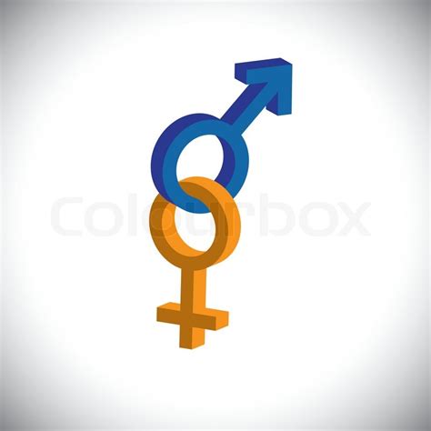 M Nner Frauen Sexgender Icons Oder Stock Vektor Colourbox