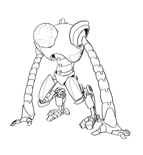 Robot Drawing At Getdrawings Free Download