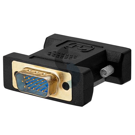 dvi i male analog 24 5 to vga male 15 pin connector adapter new usa 848076024441 ebay