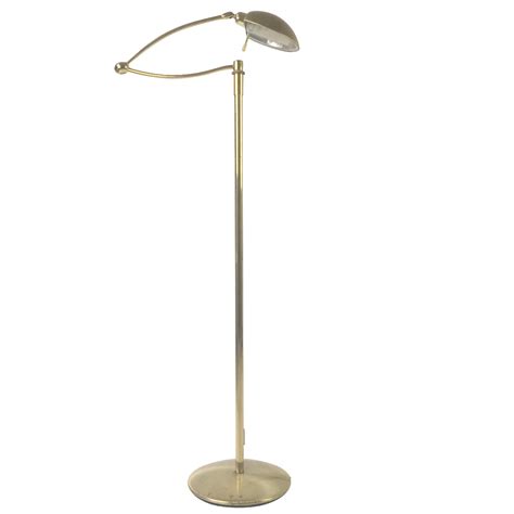 Height can be adjusted from 40 to 62 inches. Brass Swing Arm Holtkoetter Floor Lamp | Floor lamp ...
