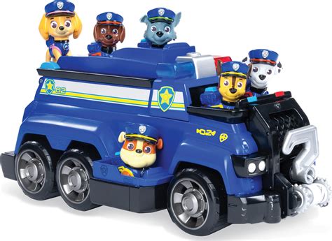 Buy Paw Patrol Chases Total Team Rescue Cruiser Vehicle With 6 Pups