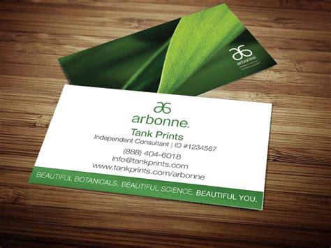 The first box is only $5 and continuing months are $24.99, shipping included. Arbonne Business Card Design 3 Modified