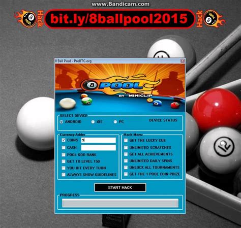 Generate unlimited cash and coins and gold using our 8 ball pool hack and cheats. 8 ball pool hack money 2015 no 100% FULL WORK شرح تهكير ...
