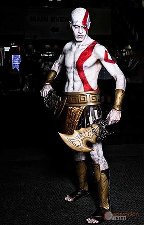 el cosplay de la semana disfraz de kratos de god of war