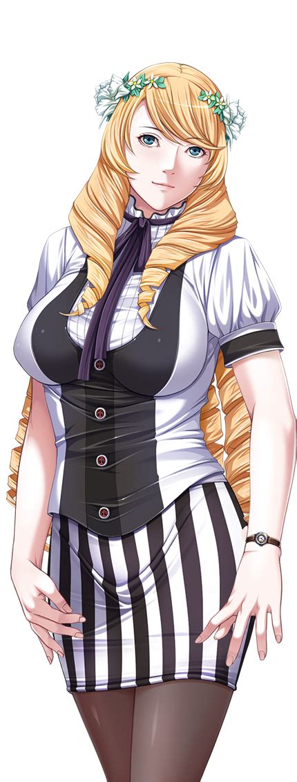 sei shoujo daiunji eru p a potential ability game cg 1girl blonde hair blue eyes breasts